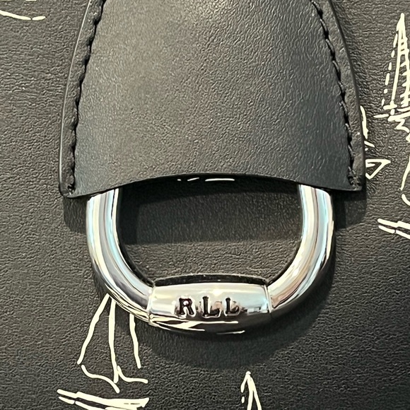 Ralph Lauren Black Resort 21 Toile Tote - Picture 5 of 14